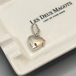 Silver Clare V locket charm